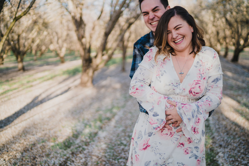 Almond Orchard Engagement